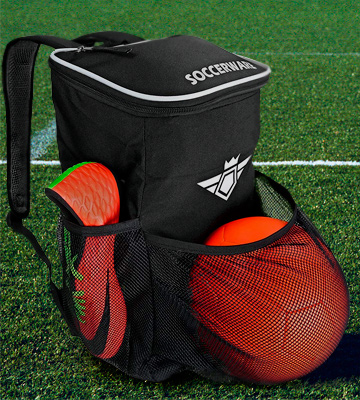 Review of Soccerware 21L Capacity Soccer Backpack with Ball Holder