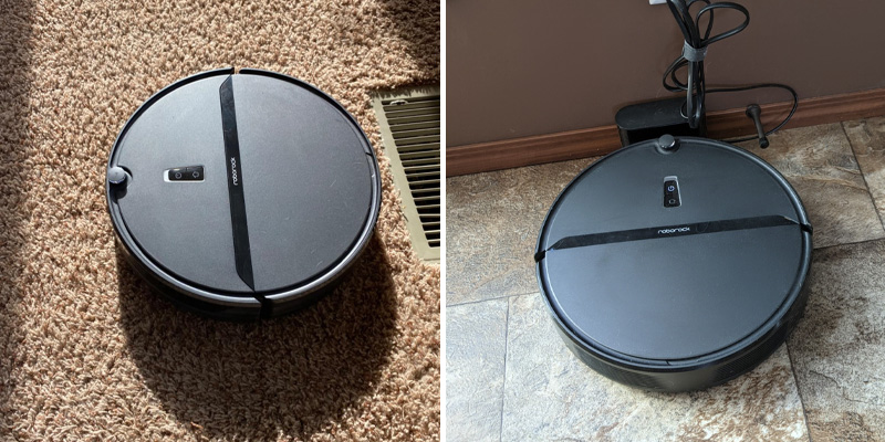 Roborock E4 Robot Vacuum Cleaner in the use