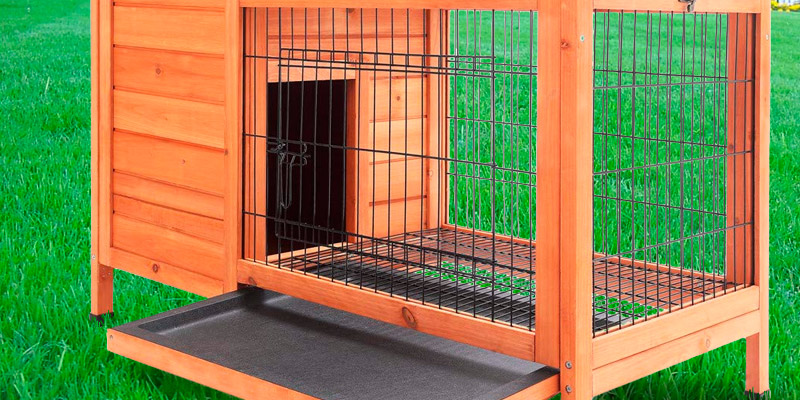 Review of Petpark Rabbit Hutch Wood Rabbit Cage Indoor for Small Animals