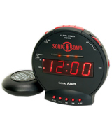 Sonic Alert SBB500SS Alarm Clock with Bed Shaker