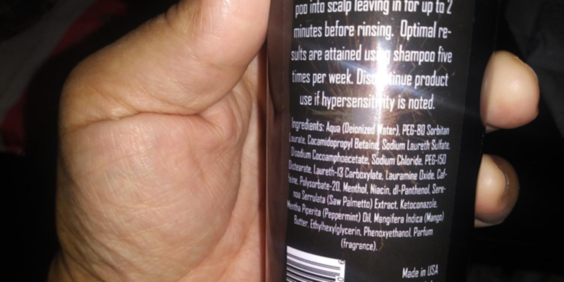 Ultrax Labs UL-HS1 contains 0.2% Ketoconazole in the use