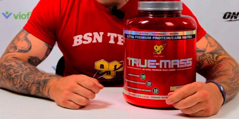 BSN Sports TRUE-MASS Gainer in the use