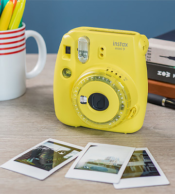 Review of Fujifilm Mini9_Clear_Yellow Instax Mini 9 with Clear Accents