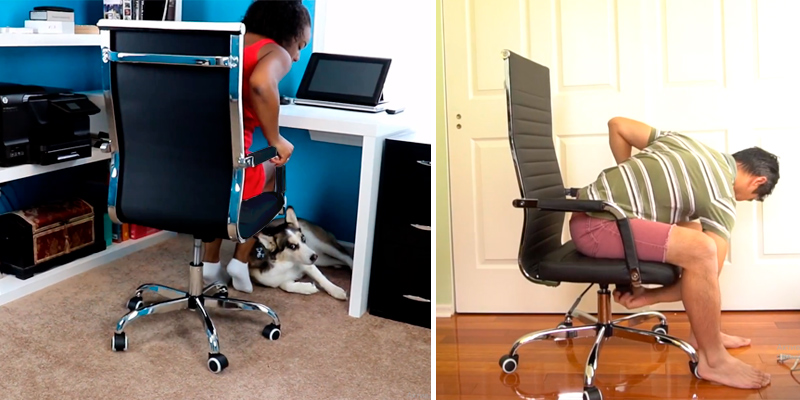 Review of Furmax Ribbed Home and Office Desk Chair