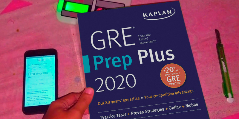 Review of Kaplan Test Prep Plus 2020 GRE Prep