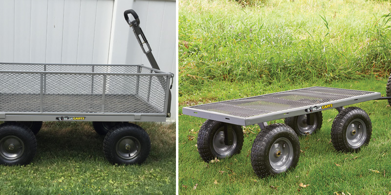 Review of Gorilla Carts (GOR1001-COM) Heavy-Duty Steel Utility Cart with Removable Sides