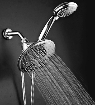 Review of DreamSpa 3-way 8-Setting Rainfall Shower Head and Handheld Shower Combo
