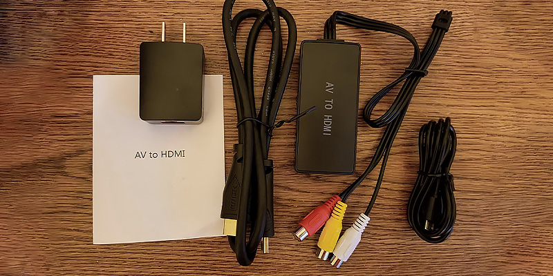 Review of RuiPuo 6543879600 Composite to HDMI Adapter Support 1080P
