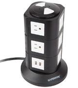 Safemore CECOMINOD067609 10-Outlet 4-USB Surge Protector