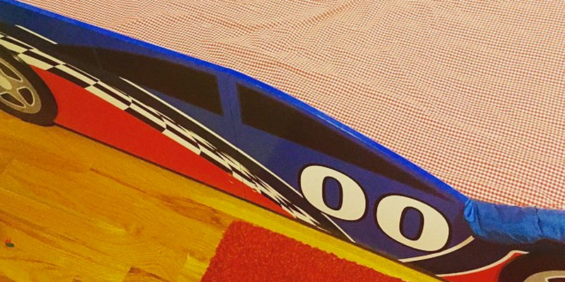 KidKraft Race Car Toddler Bed application