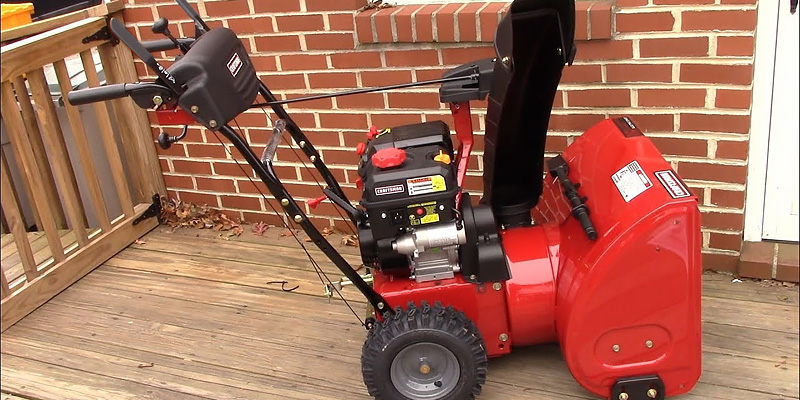 Review of Craftsman 208cc Electric Start 24" Two Stage Gas Snow Blower