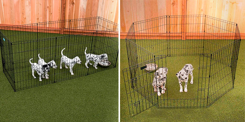 Review of PETMAKER 58" x 60"X 30" Exercise Playpen