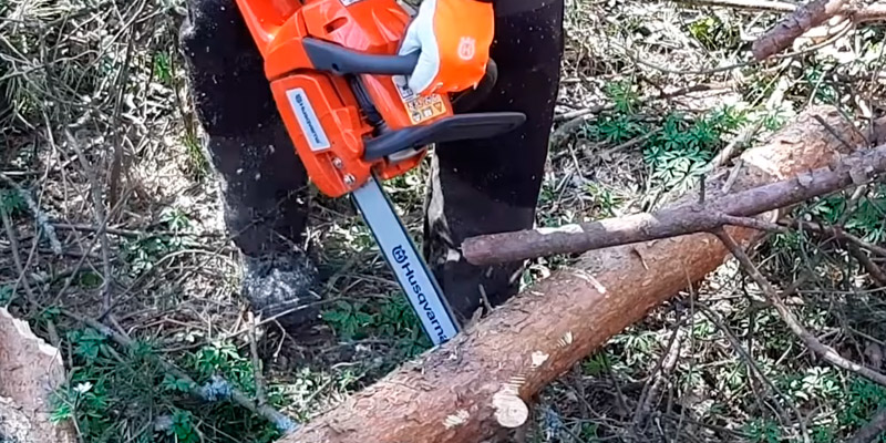 Husqvarna 120 Mark II Gas Chainsaws in the use