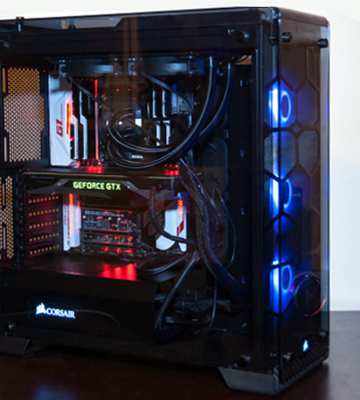 Review of Corsair CRYSTAL 570X RGB Mid-Tower Case, 3 RGB Fans, Tempered Glass