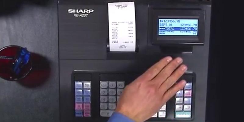 Review of Sharp XEA207 Menu Based Control System Cash Register