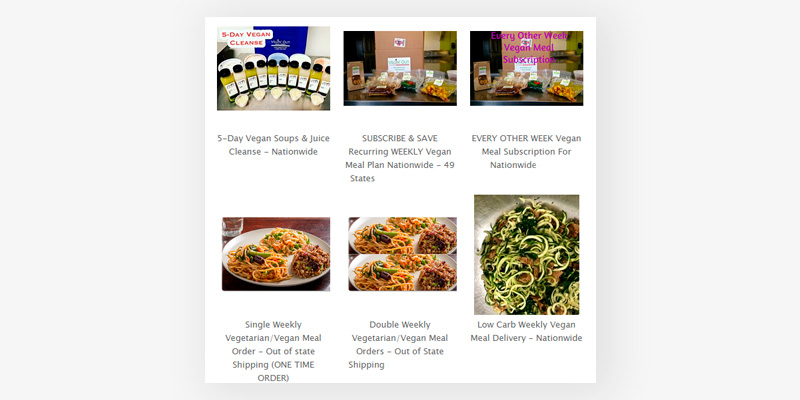 Vegin' Out Vegan Meal Delivery in the use