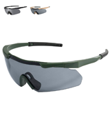 XAegis 3 Color Lens Tactical Unisex Shooting Glasses
