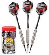 Fat Cat by GLD Products Darts in a Jar Soft Tip Darts with Storage