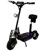 Super Cycles & Scooters Black Super Turbo Electric Scooter