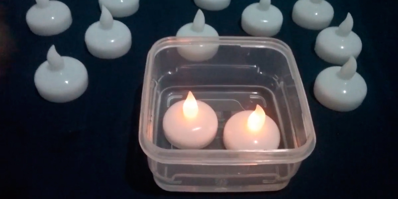 Brite Wick White Set of 12pcs Unscented 1.5 Floating Candles