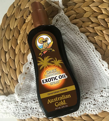 Review of Australian Gold Exotic Oil Dark Tanning Spray