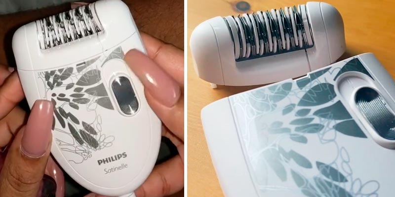 Philips HP6401 Satinelle Epilator in the use
