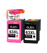 ejet 63XL Replacement Ink Cartridge for HP Printers