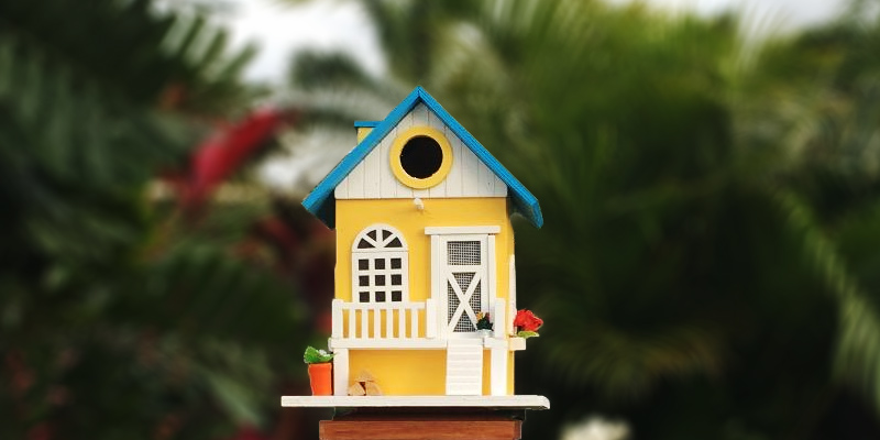 Review of Cartman BH001 Colored Country Cottages Bird House