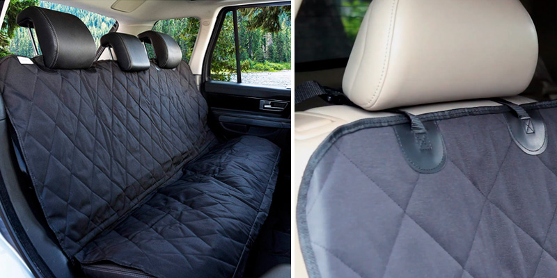 Review of BarksBar Luxury Pet Car Seat Cover with Seat Anchors for Cars, Trucks, and Suv's
