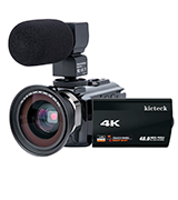 kicteck 4KMW Video Camera Camcorder Night Vision