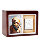 Pearhead Solid wood Pet Memorial Urn & Memory Box