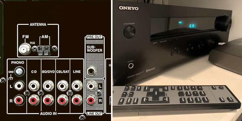 Onkyo TX-8220 2 Home Audio Channel Stereo Receiver in the use