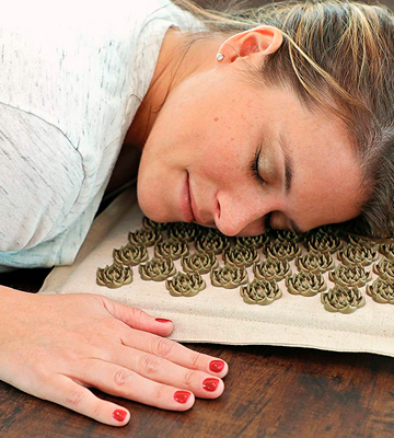 Review of Ajna Organic Linen Cotton Acupressure Massage Mat Natural Organic Linen