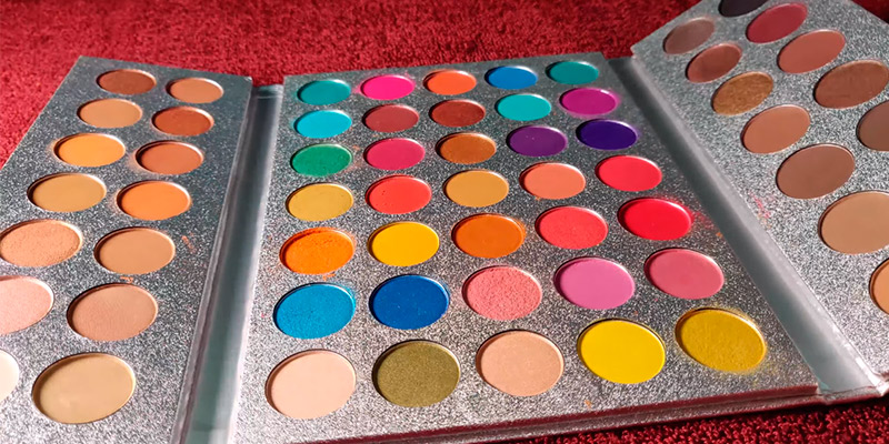 Review of Beauty Glazed 63 Colors EyeShadow Palette Powder