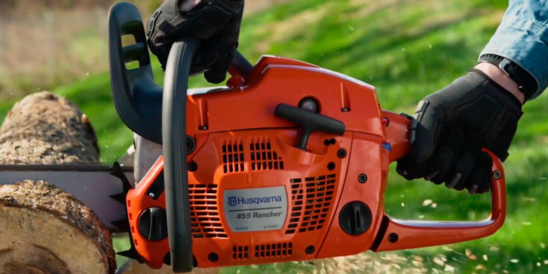 Husqvarna 455 Gas-Powered Chain Saw (965030298) in the use - Bestadvisor