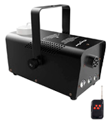 Theefun 400W Wireless Remote Control Portable Fog Machine with Built-in Multi-Color LED Lights