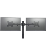 VIVO STAND-V002 Dual LCD LED Monitor Desk Mount Stand Heavy Duty Fully Adjustable fits 2/Two Screens up to 27