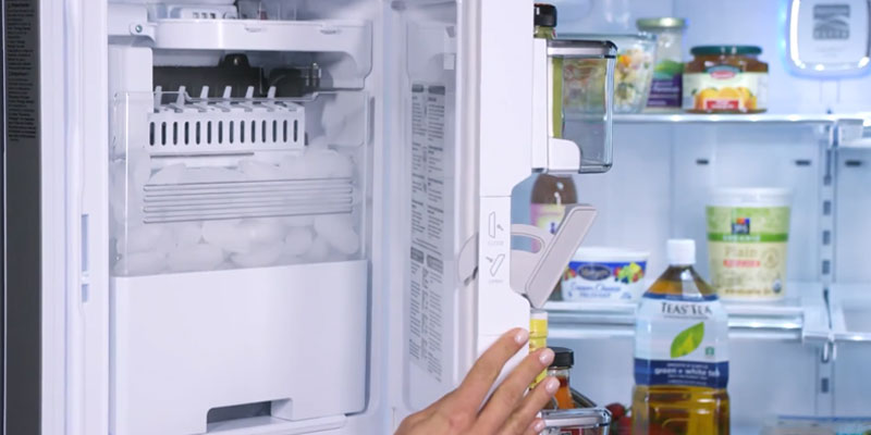 Review of Kenmore Elite 73165 28.5 cu. ft. Bottom Freezer Refrigerator with Grab-N-Go Door
