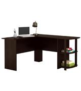Altra Dakota L-Shaped Desk with Bookshelves