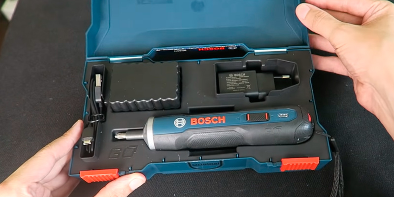 Bosch Smart Cordless Screwdriver Set in the use