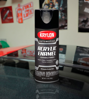 Review of Krylon Acrylic Automotive Enamel, Gloss, Black, 12 oz. (KA8601007)