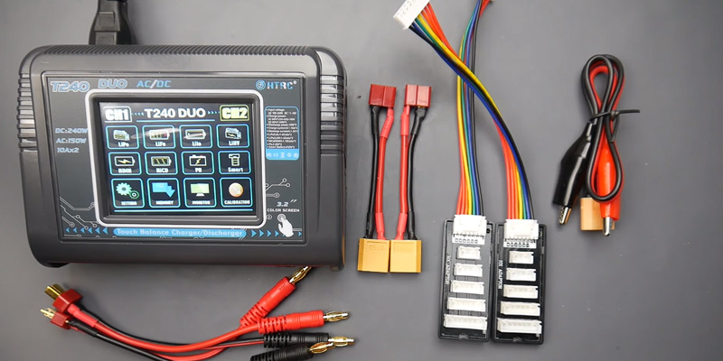 Review of Charger T240 Touch Screen Duo Lipo Battery Charger