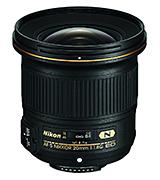 Nikon AF-S NIKKOR 20mm f/1.8G ED Fixed Lens