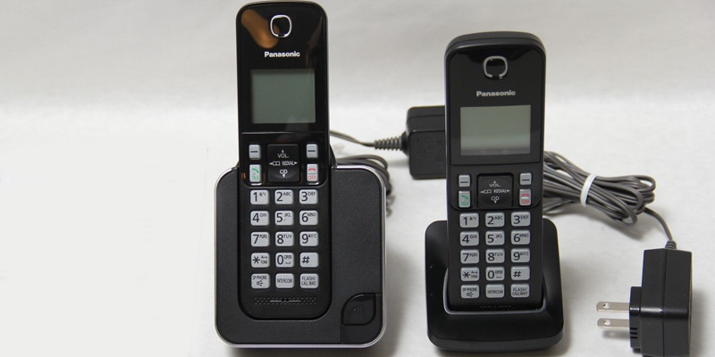Review of Panasonic kx Expandable Cordless Phone with Amber Backlit Display