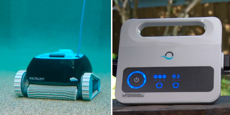 Dolphin Nautilus CC Automatic Robotic Pool Cleaner in the use