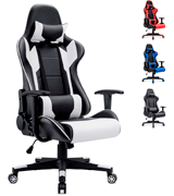 Homall Racing Style Gaming Chair (with Headrest and Lumbar Support)