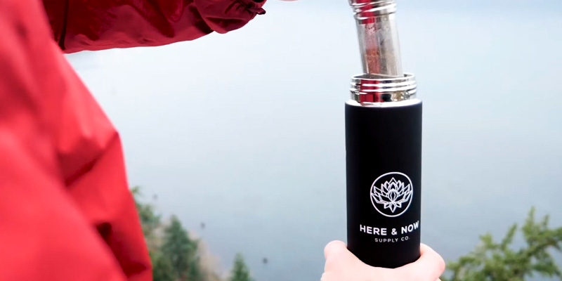 Review of Here & Now Supply Co. 16 oz Multi-Purpose Travel Mug and Tumbler | Tea Infuser Water Bottle