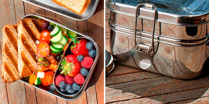 Review of GreenLunch Bento Bento Lunch Box Stainless Steel 3-in-1 with Pod Insert