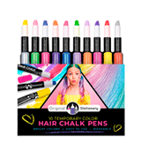 Original Stationery 10 Colors Temporary Hair Chalks Set for Girls