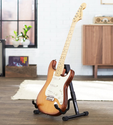 Review of AmazonBasics Guitar Folding A-Frame Stand